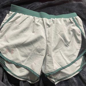 Teal Under Armour Running Shorts (size small)